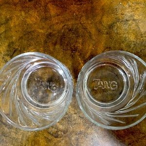 Vintage Tang Drink Glasses (2)